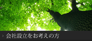 会社の設立をお考えの方